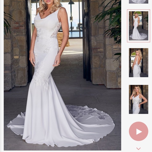 Casablanca Dresses & Skirts - Casablanca Wedding Dress - Le Blanc LE102 Lilou